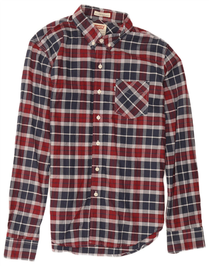 Camicia Levi's da uomo vestibilità standard in cotone a quadri multicolore medio