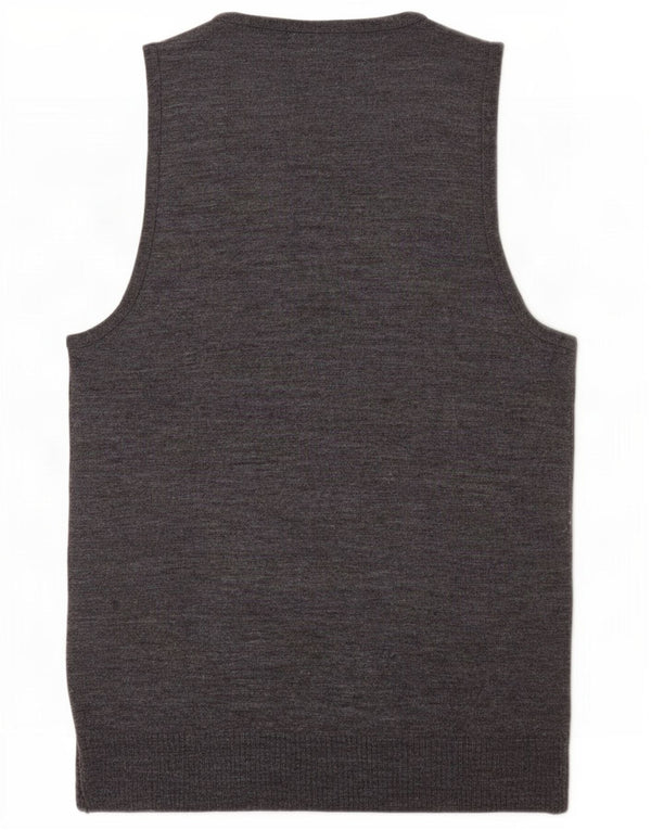 Benetton Canottiera da donna UK 8 Small Grey