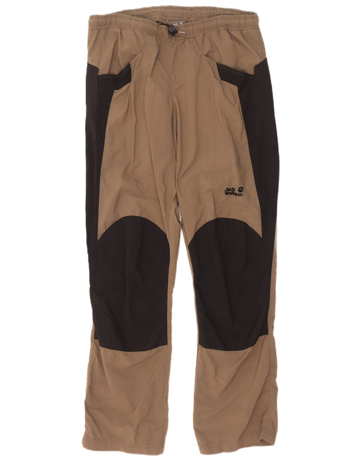 Pantaloni da trekking da uomo Jack Wolfskin Medium W32 L33 Marrone Colourblock