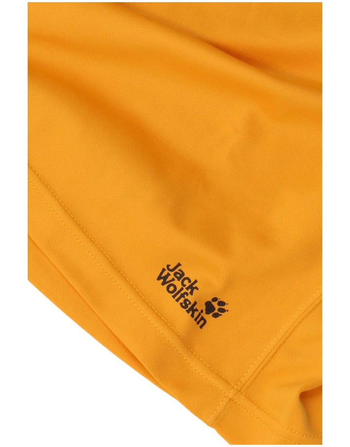 JACK WOLFSKIN Womens Vest Top UK 14 Large Yellow
