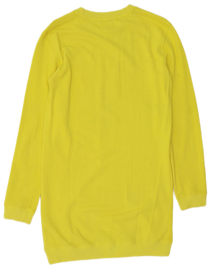 Converse Abito da donna in felpa grafica con grafica NYC UK 10 piccolo giallo