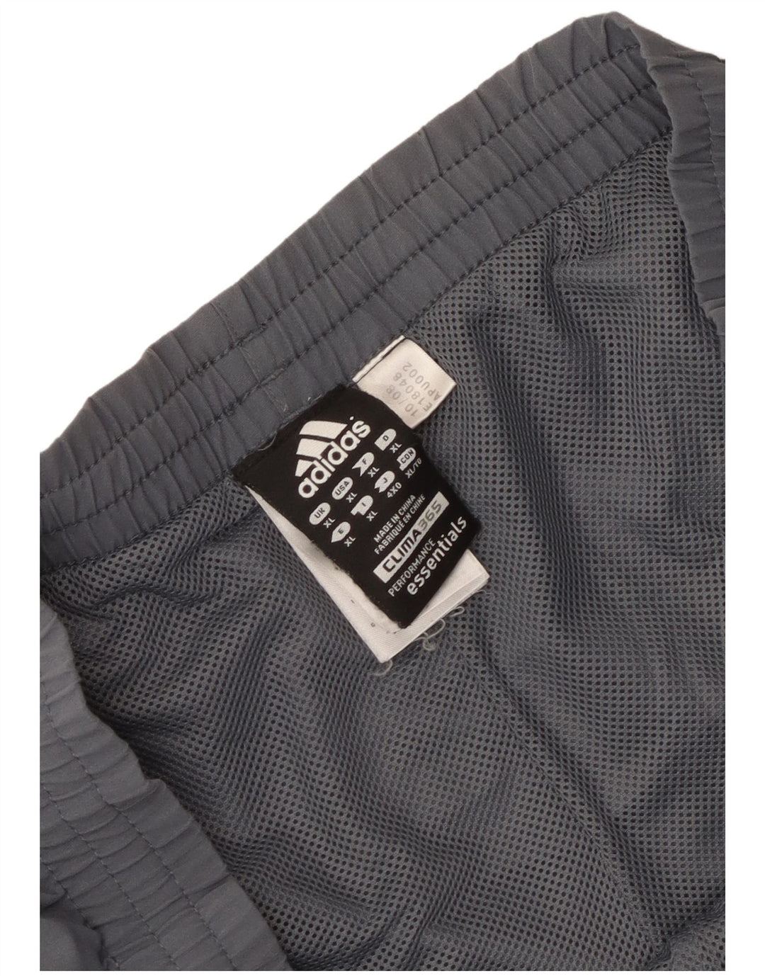 Pantaloncini sportivi Adidas Clima 365 da uomo XL grigio poliestere