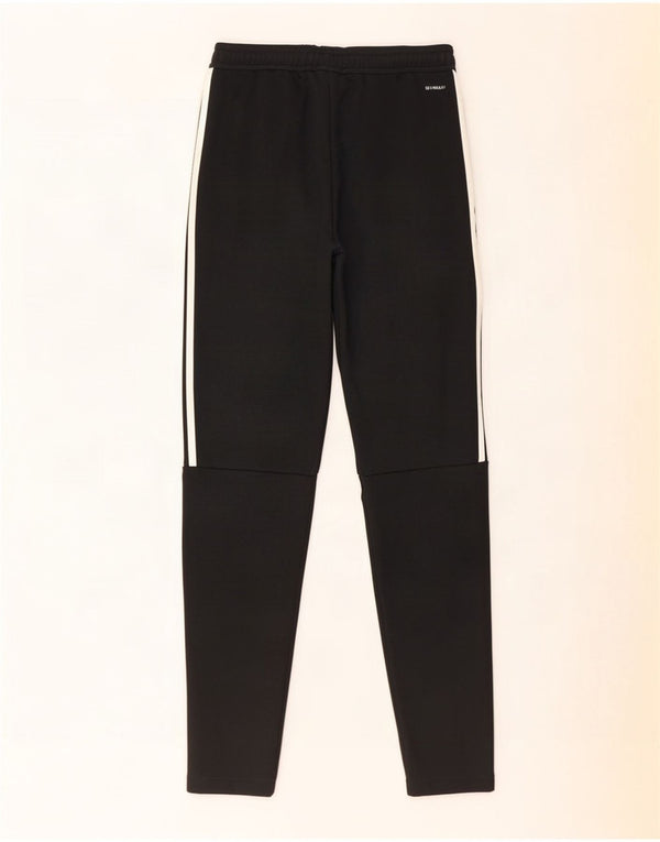 Pantaloni da tuta Adidas Climalite da uomo piccoli in poliestere nero