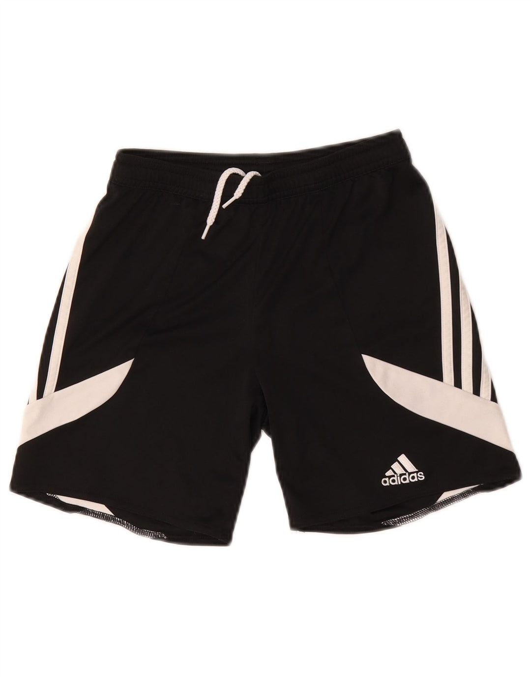Pantaloncini sportivi Adidas Climalite da ragazzo 9-10 anni Medium Black Colourblock