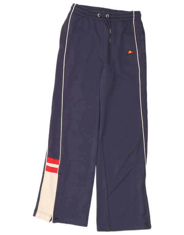 Pantaloni da tuta da donna Ellesse UK 8 Small Cotone color block blu navy