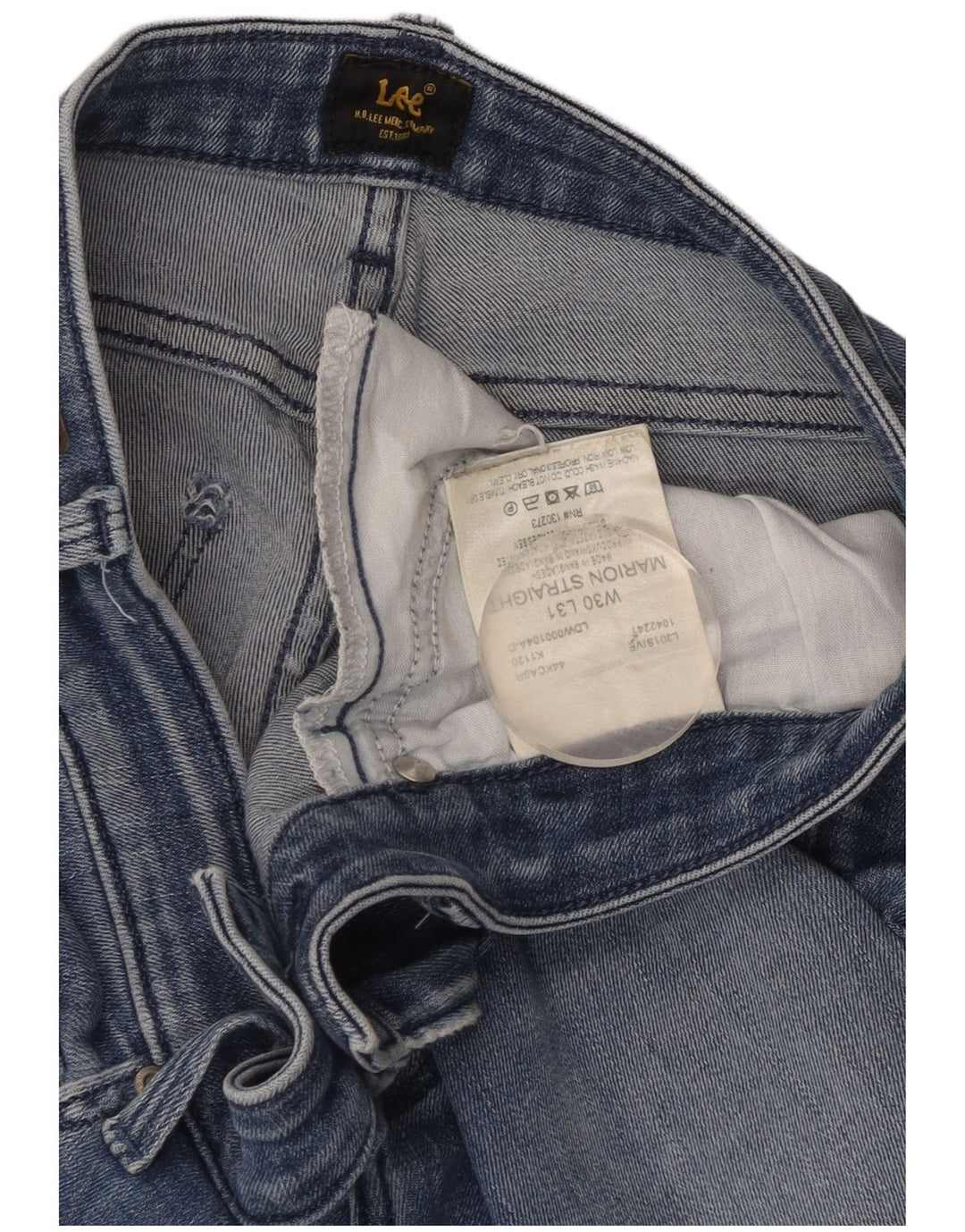 Jeans dritti da uomo Lee Marion W30 L31 cotone blu