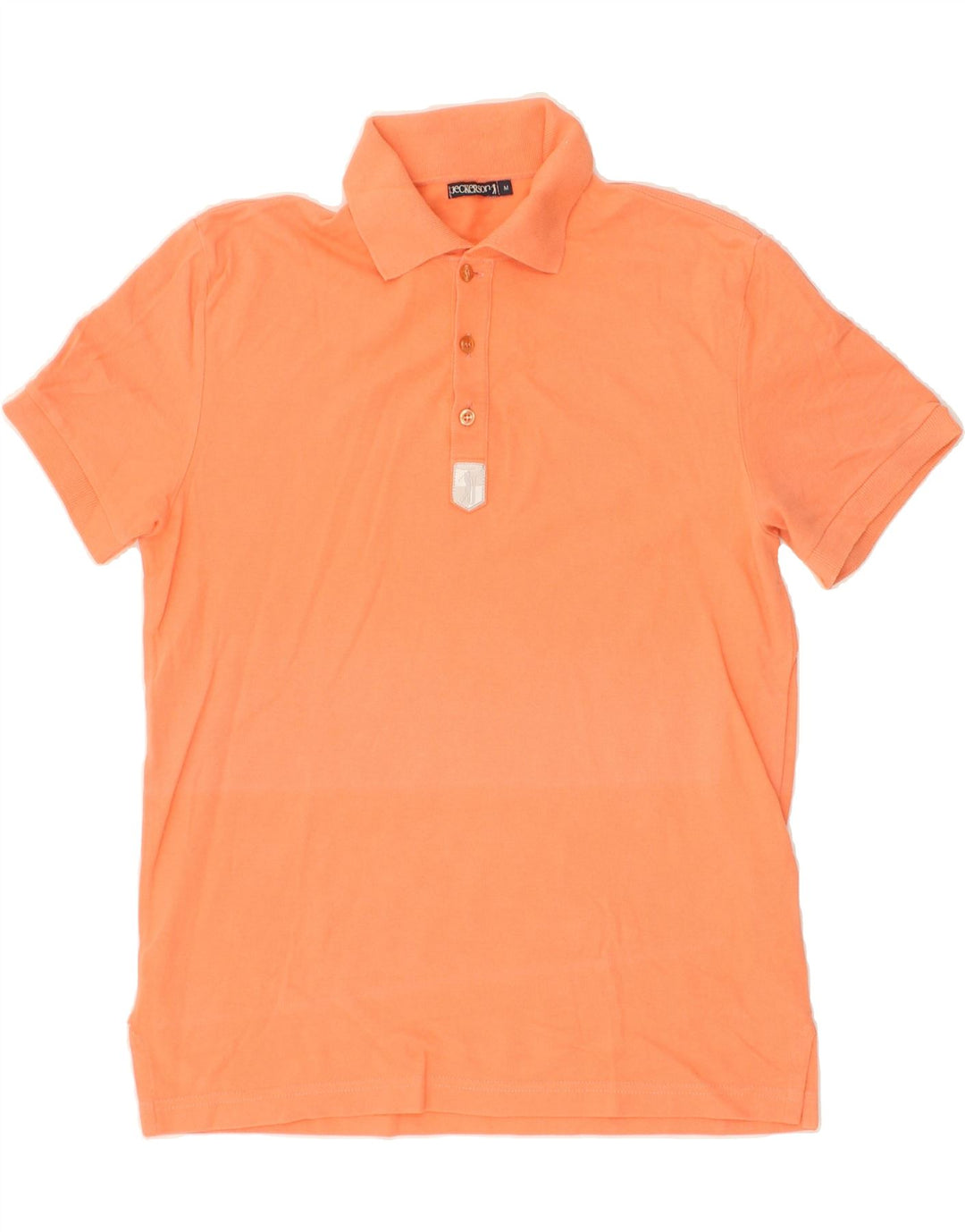 JECKERSON Mens Polo Shirt Medium Orange Cotton Vintage Jeckerson and Second-Hand Jeckerson from Messina Hembry 