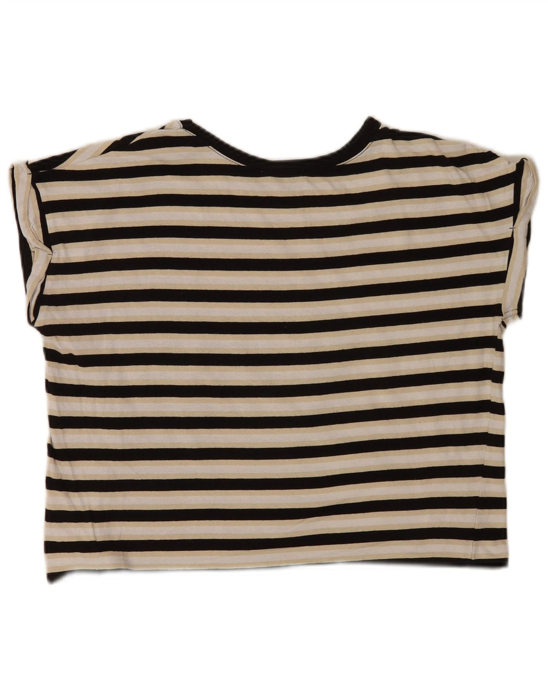 T-shirt oversize da donna Zara UK 10 piccola a righe multicolore