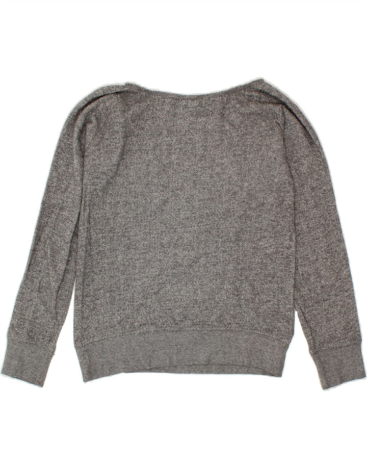 HARD ROCK CAFE Womens Nice Graphic Sweatshirt Jumper UK 10 Small Grey Vintage Hard Rock Cafe and Second-Hand Hard Rock Cafe from Messina Hembry 
