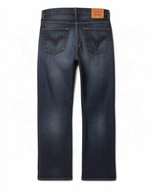 Levi's Mens 758 Bootcut Jeans W34 L30 Blue Cotton