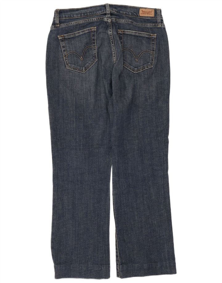 LEVI'S Donna 529 Curvy Bootcut Jeans US 12 Large W31 L29 Cotone Blu