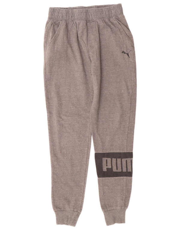 Pantaloni da tuta grafica da ragazzo Puma Joggers 15-16 anni XL Cotone grigio