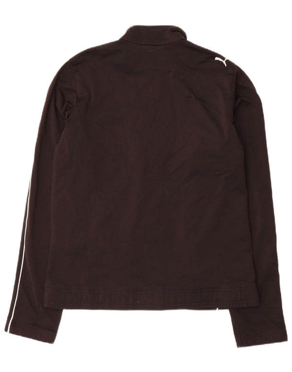 Giacca da tuta da donna Puma UK 14 Large Nero Colourblock Poliestere