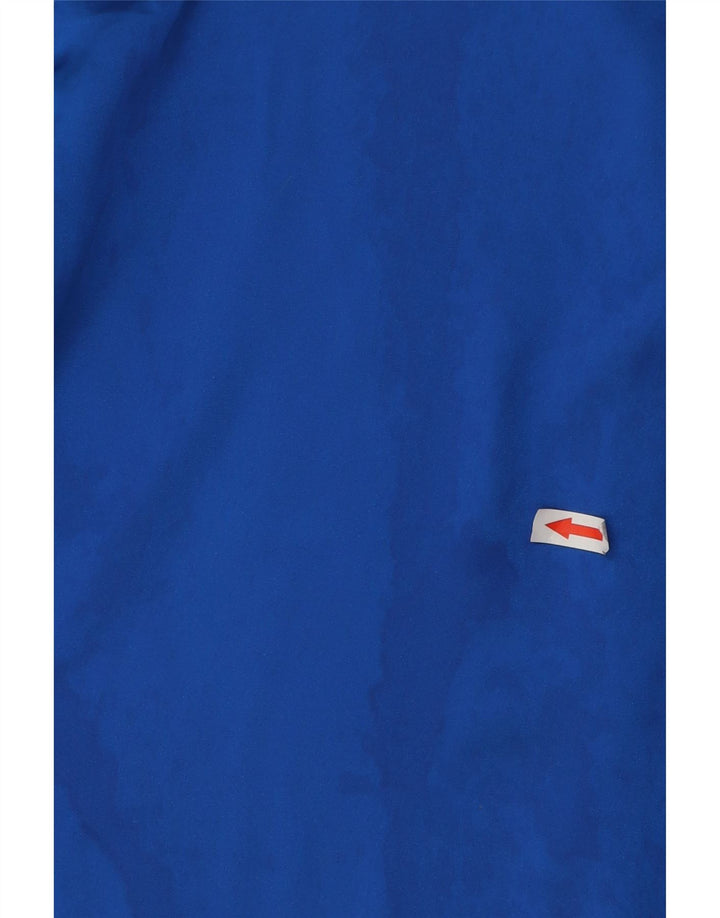 ZARA Camicia Camicetta da Donna UK 14 Blu Medio Poliestere