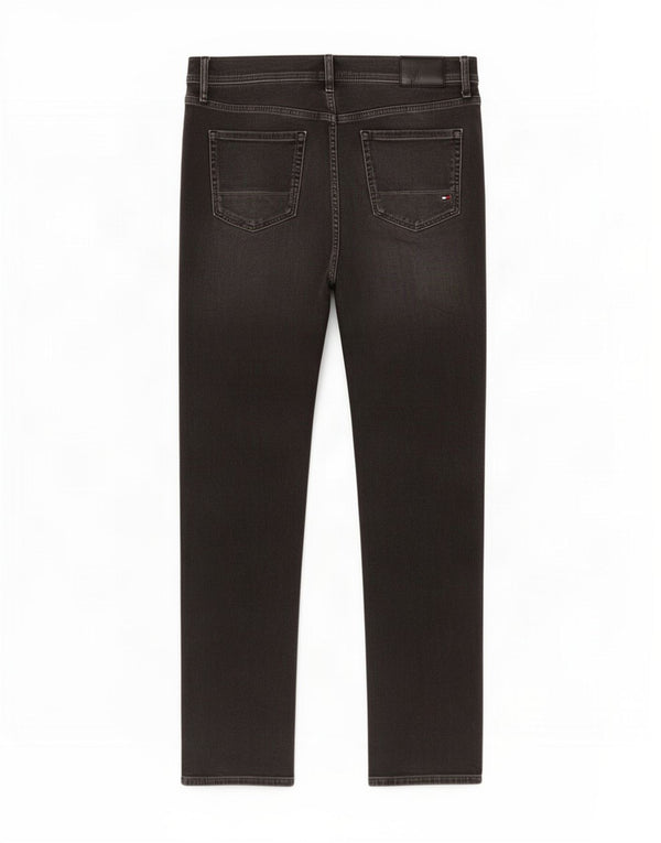 Jeans slim da uomo Tommy Hilfiger W34 L34 cotone grigio
