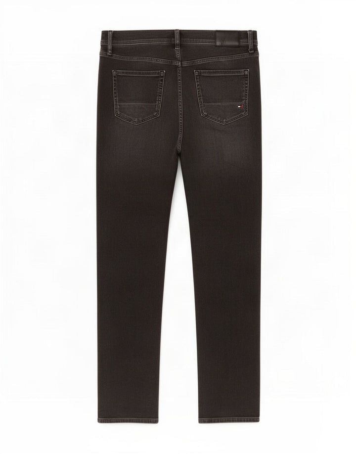 Jeans slim da uomo Tommy Hilfiger W34 L34 cotone grigio
