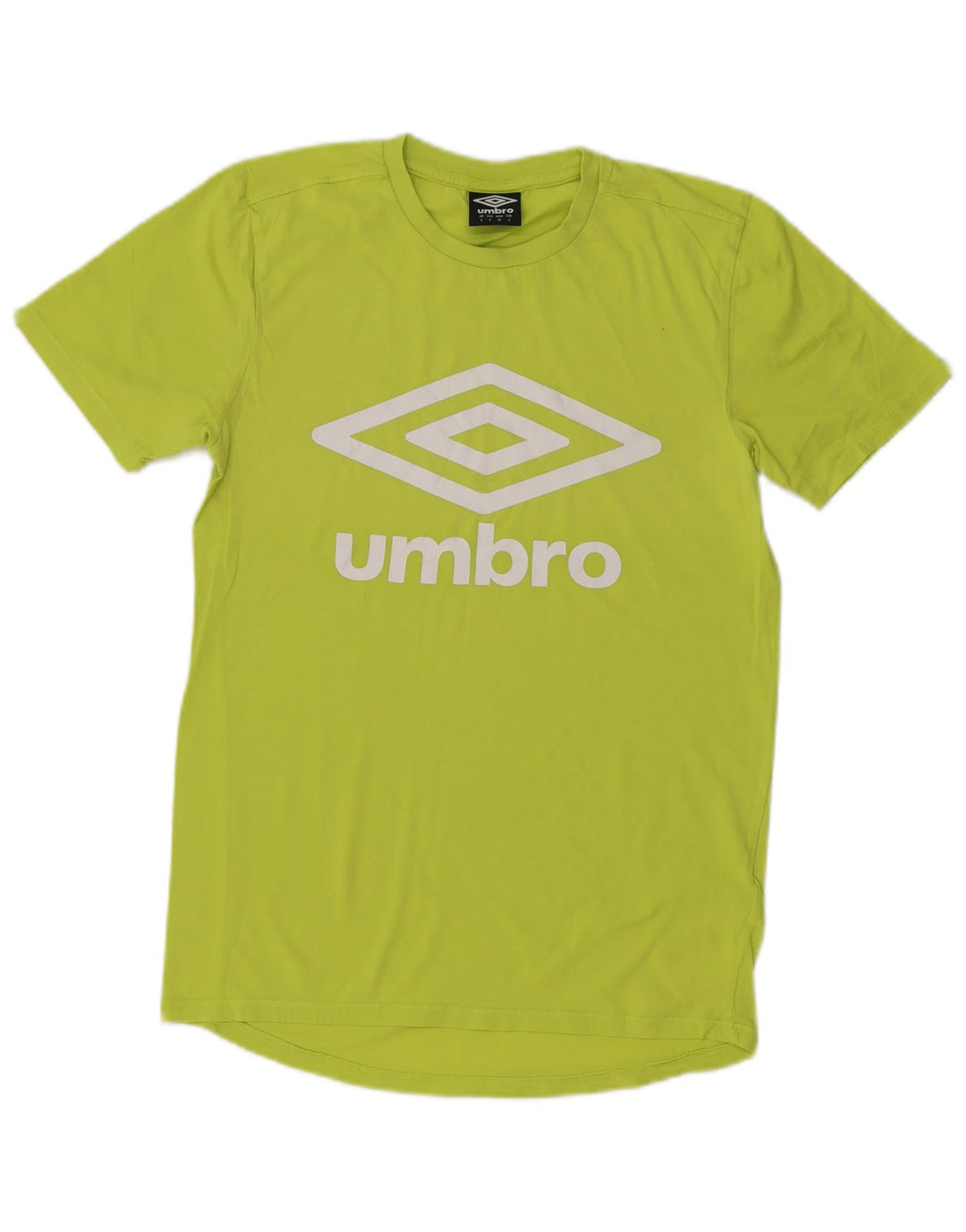 T-shirt grafica da uomo Umbro Top Small in cotone verde