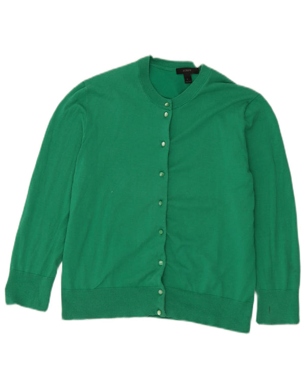 Maglione cardigan da donna J. Crew UK 14 grande cotone verde