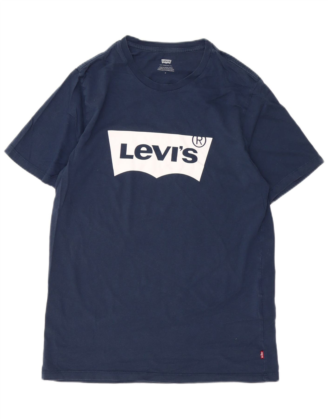 T-shirt grafica da uomo Levi's Top in cotone blu navy medio