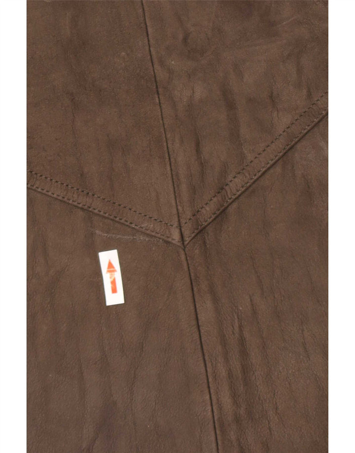 WESTBURY Giubbotto bomber in pelle scamosciata da uomo IT 58 4XL Pelle kaki