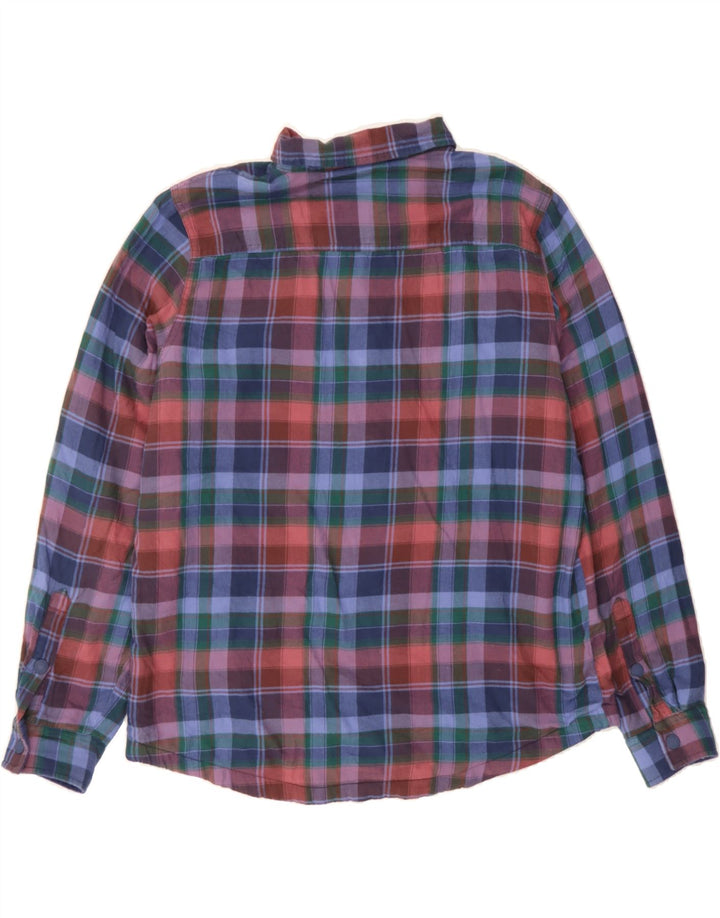 L.L.BEAN Womens Loose Fit Bomber Jacket UK 14 Medium Multicoloured Check Vintage L.L.Bean and Second-Hand L.L.Bean from Messina Hembry 