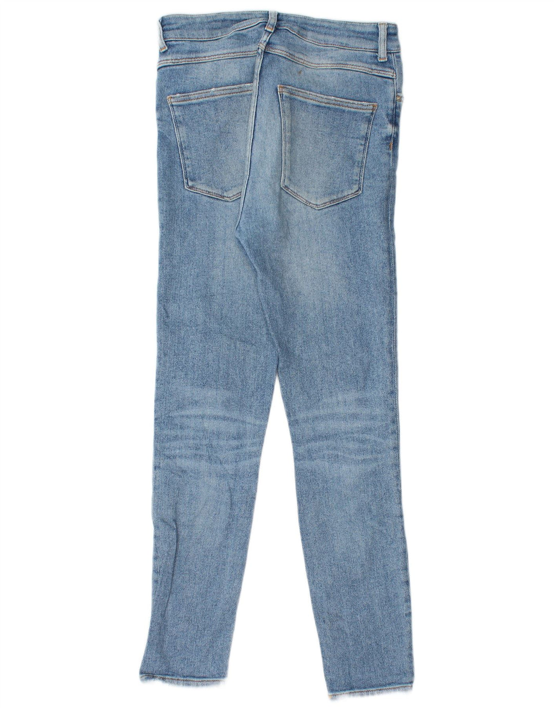 Jeans skinny effetto invecchiato Zara da donna EU 38 Small W28 L27 Blu