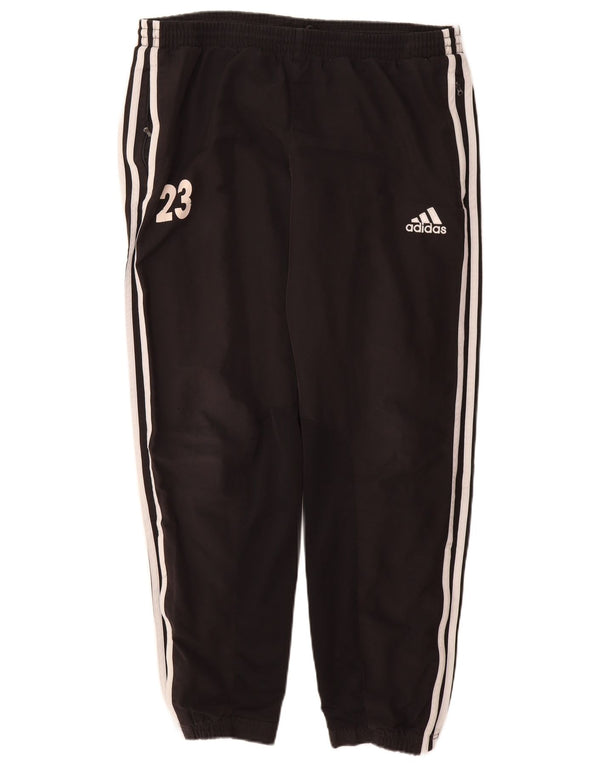 Pantaloni da tuta grafica da uomo Adidas Joggers UK 42/44 Large Nero