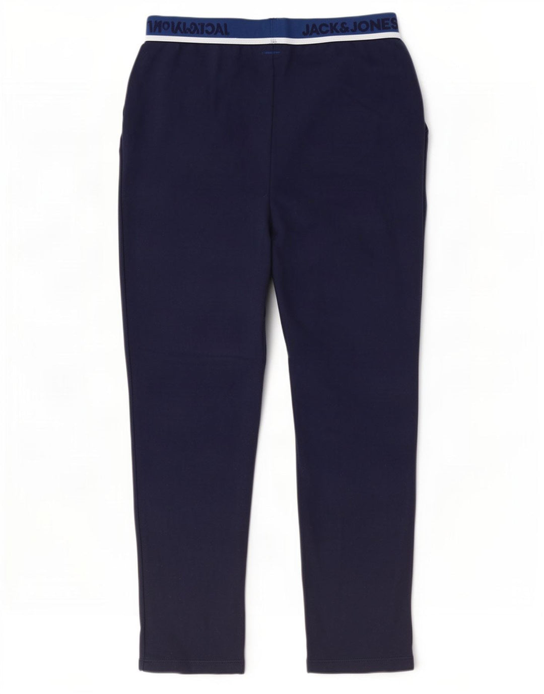 Pantaloni da tuta grafici da uomo Jack & Jones grandi in cotone blu navy