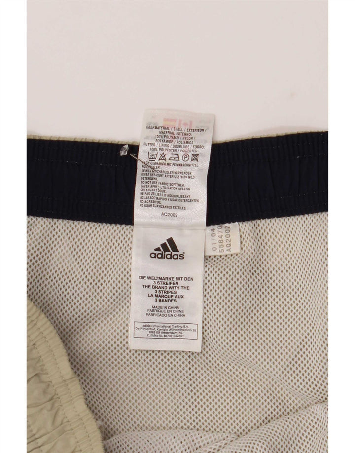 Pantaloncini da bagno da uomo Adidas XL Beige in poliammide
