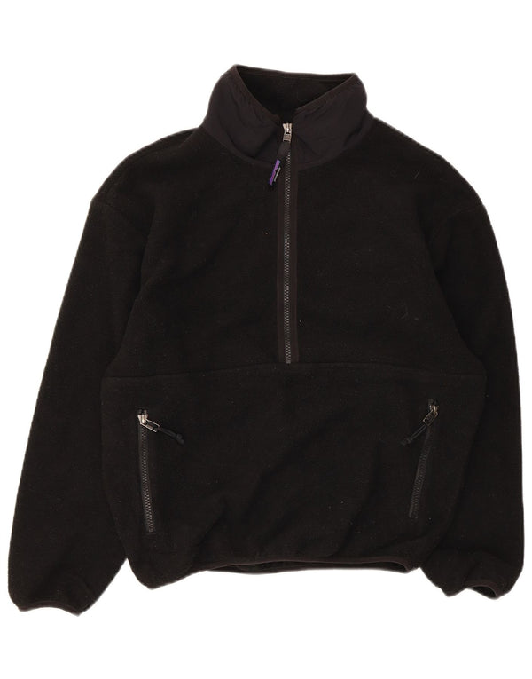 Maglione in pile da uomo con zip e collo Patagonia XS poliestere nero