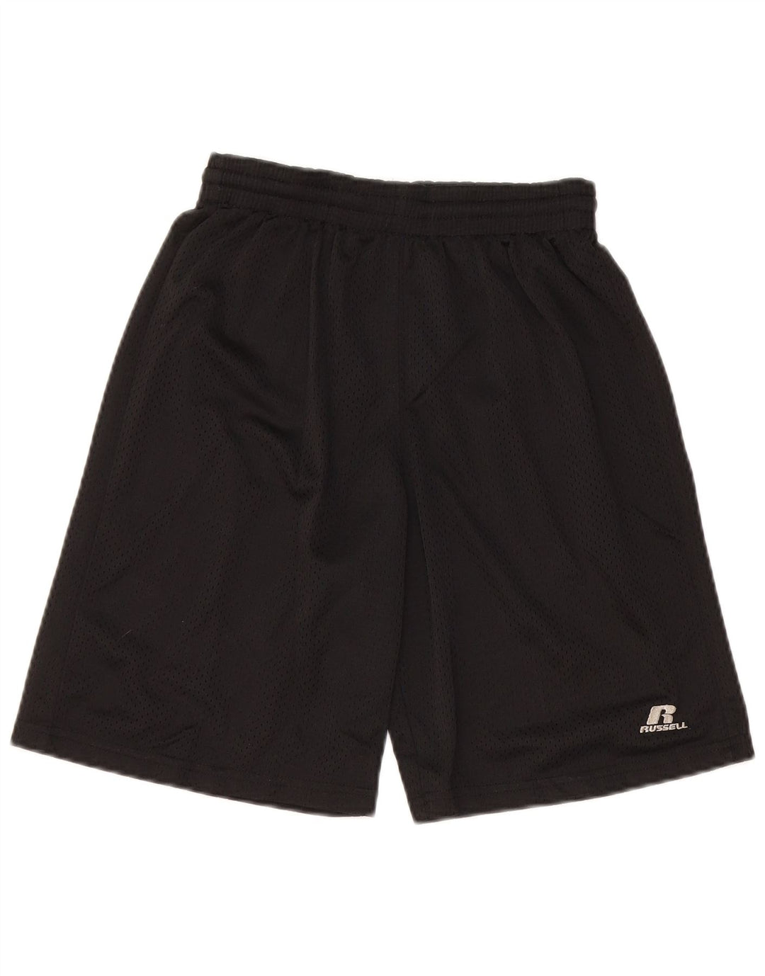 Pantaloncini sportivi da ragazzo Russell Athletic 10-11 anni poliestere nero medio