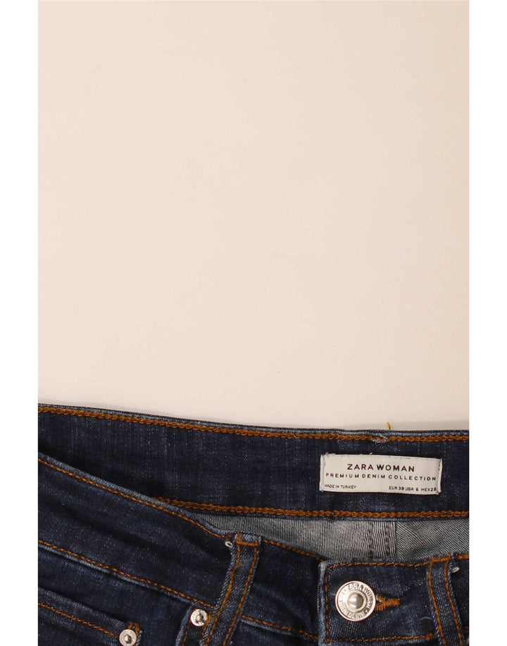 Jeans svasati da donna Zara EU 38 Small W28 L34 Blu navy