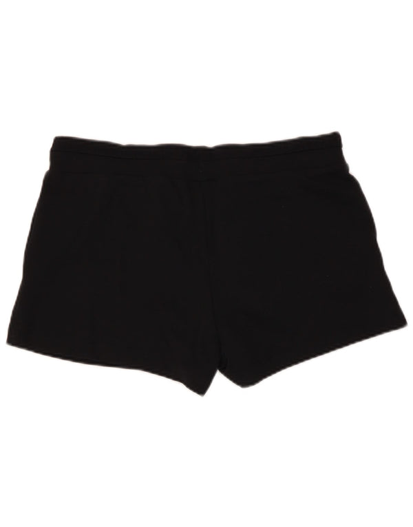 Diadora Womens Sport Shorts UK 14 Medium Black Cotton