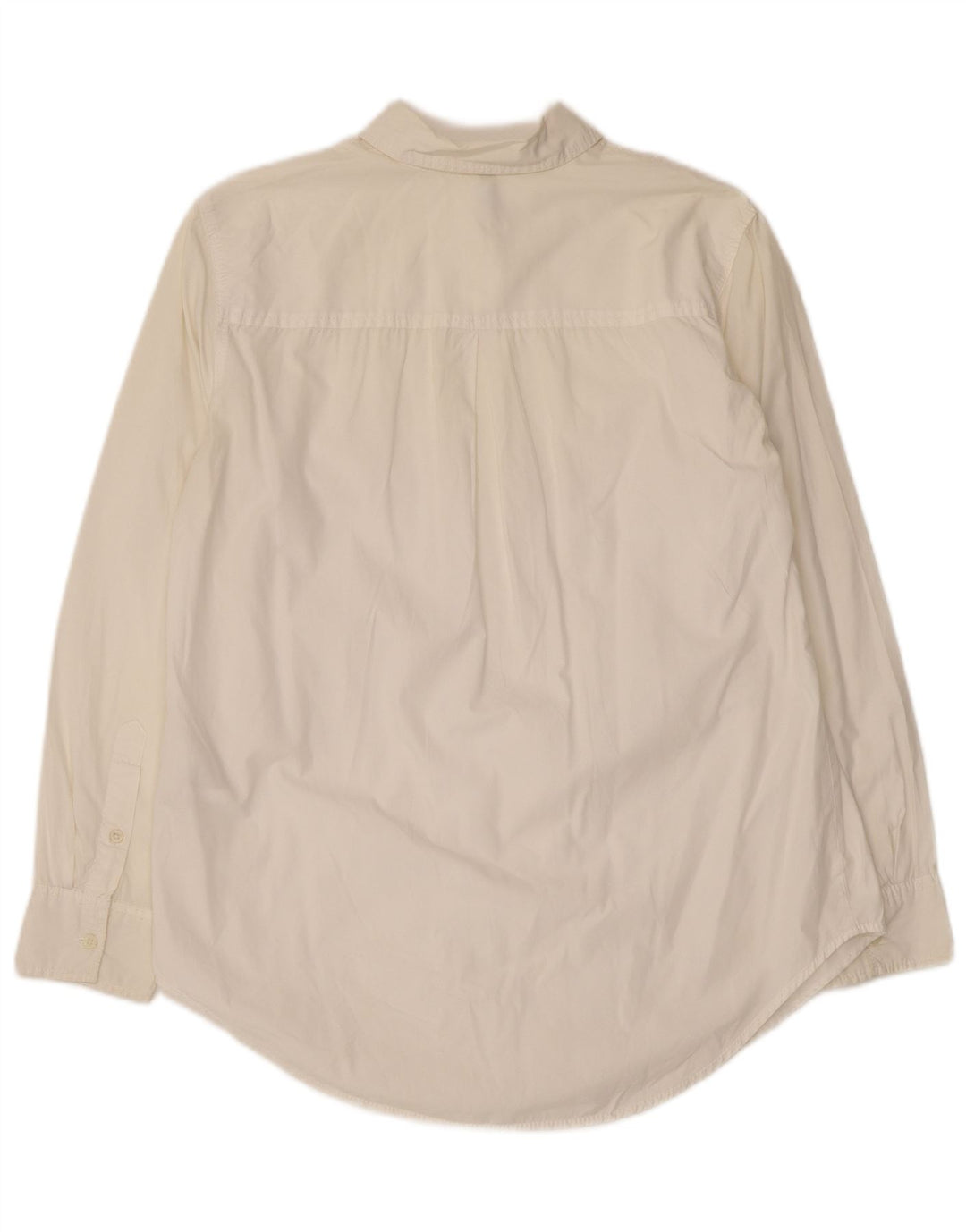 Camicia oversize da donna BENETTON UK 6 XS cotone bianco