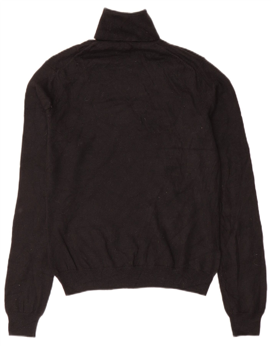 BROOKS BROTHERS Maglione maglione a collo alto da donna UK 10 piccolo nero