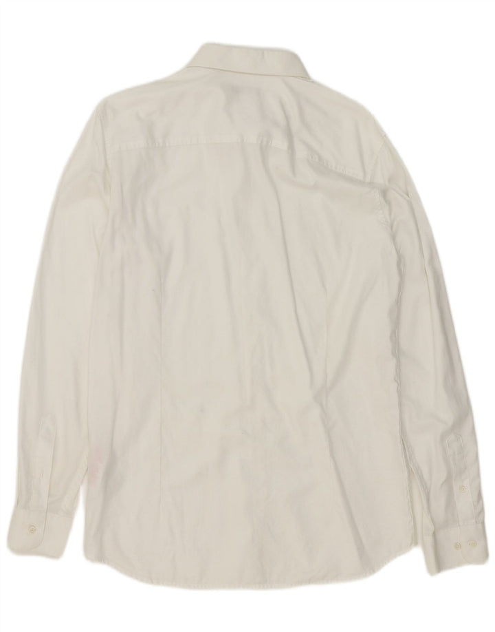 Camicia da uomo Jack & Jones grande in cotone bianco