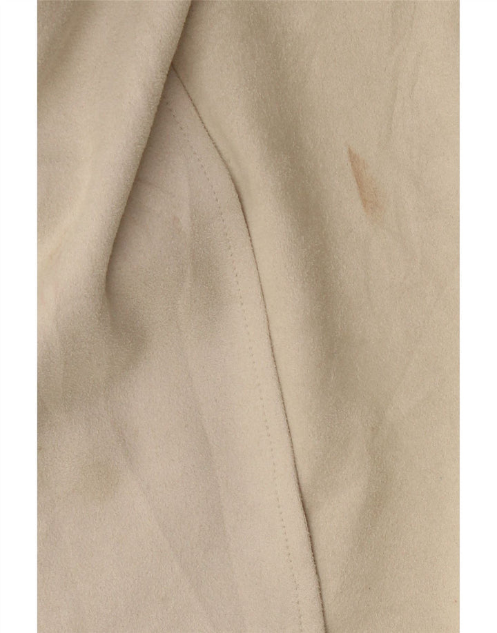 Cappotto oversize aperto da donna Zara UK 6 XS Poliestere beige