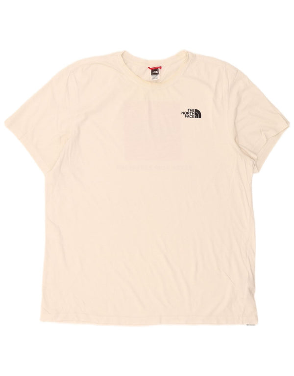 T-shirt grafica da uomo The North Face Top XL in cotone bianco