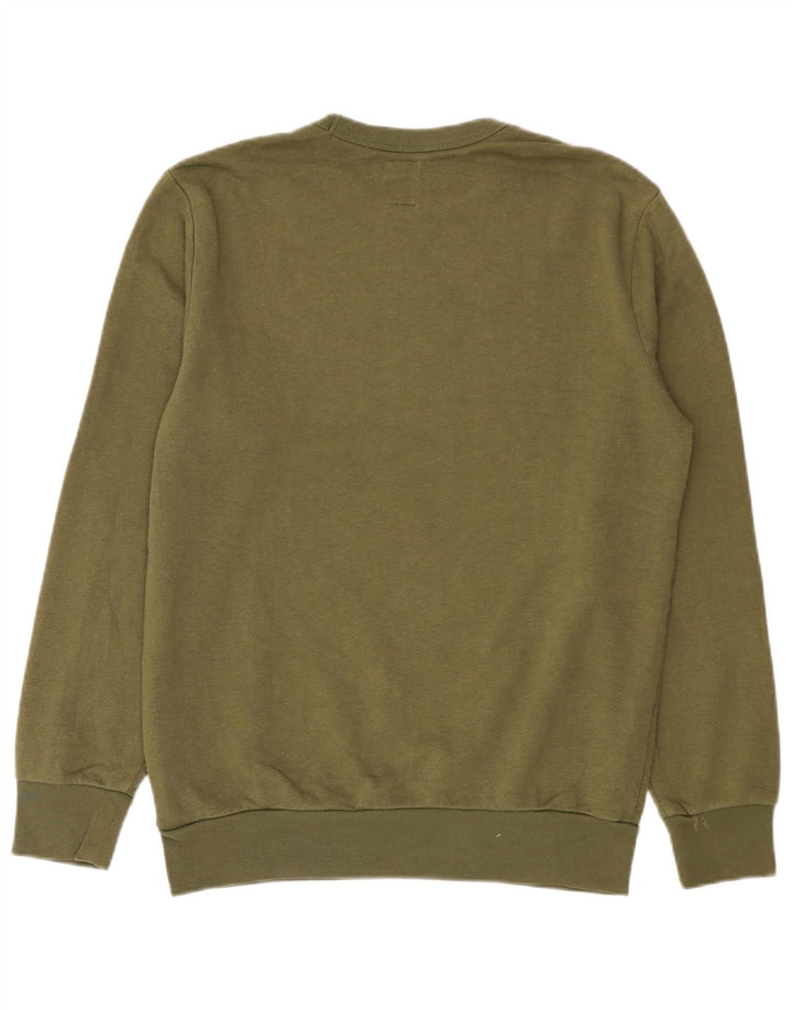Gap Felpa grafica da uomo Maglione piccolo cotone kaki