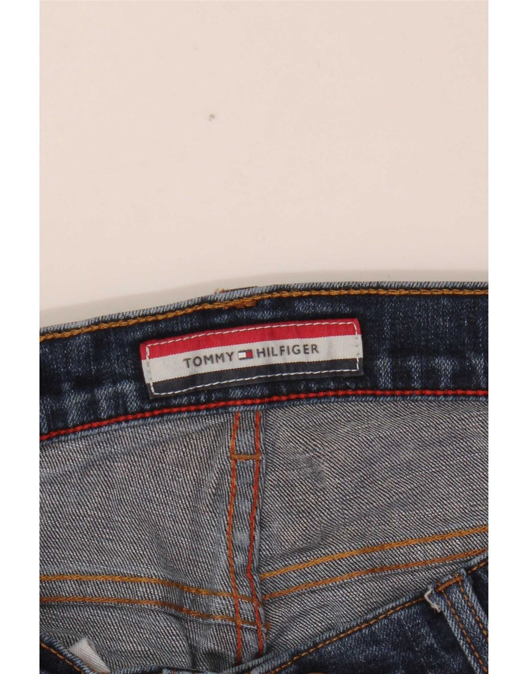 Jeans slim da uomo Tommy Hilfiger W30 L32 Blu Navy