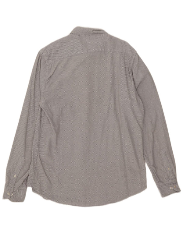Camicia da uomo Massimo Dutti Grigio medio