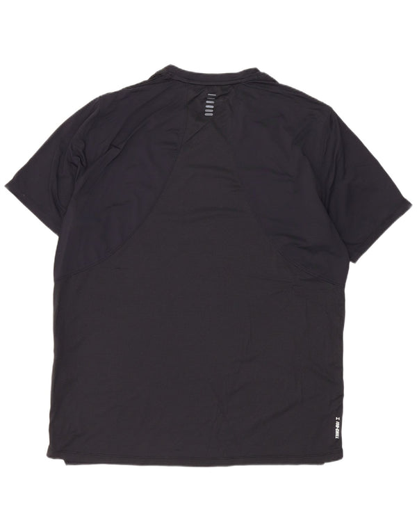 T-shirt da uomo Under Armour Top Large in nylon color block blu navy