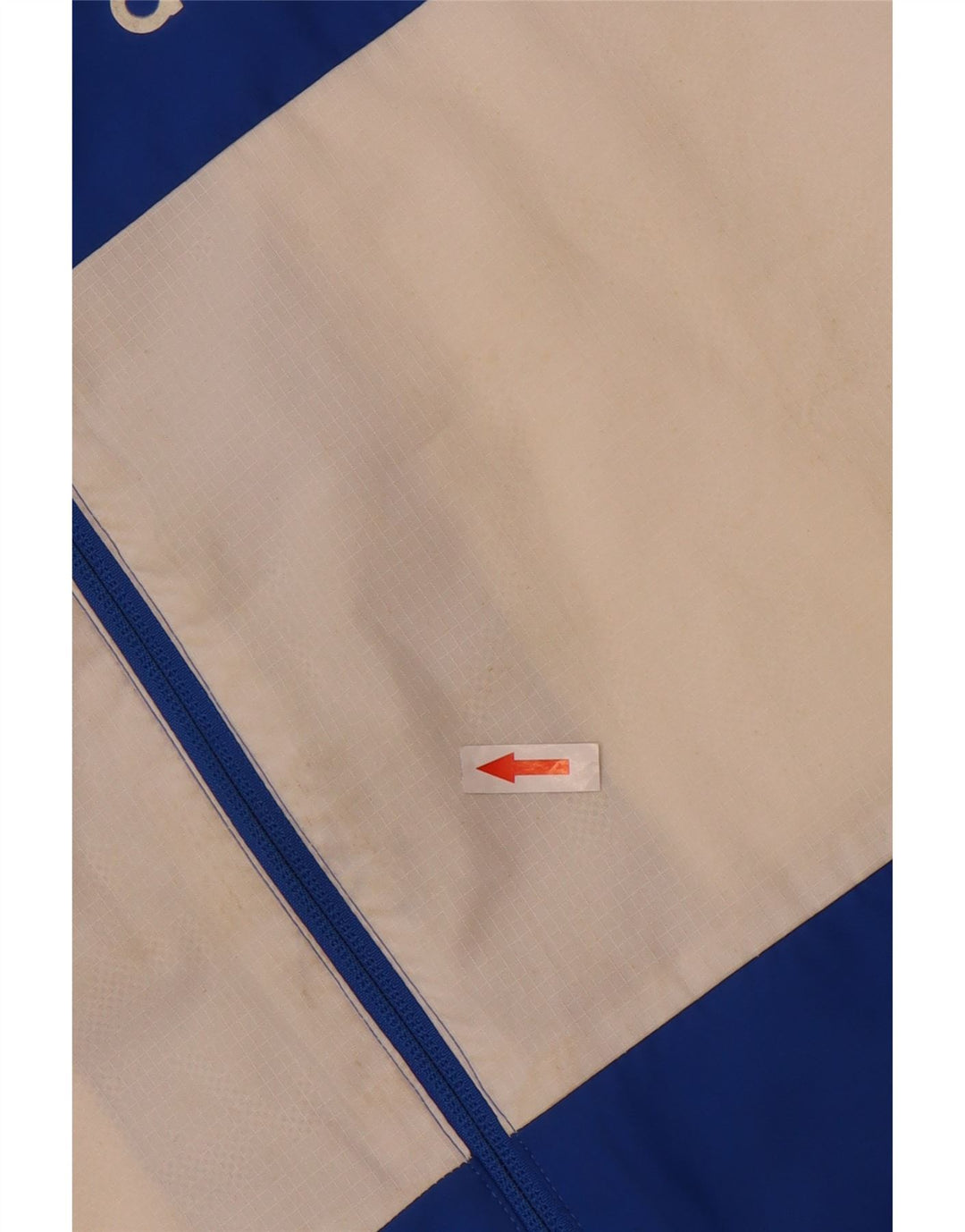 Giacca da ginnastica da uomo con cappuccio Adidas, piccola, in poliestere color block blu