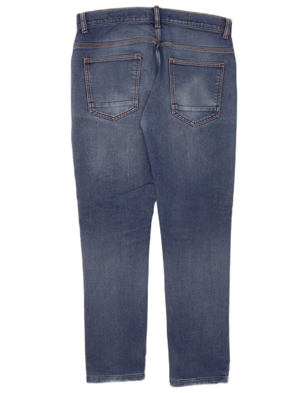 Jeans slim da uomo Zara EU 42 Large W32 L29 Blu