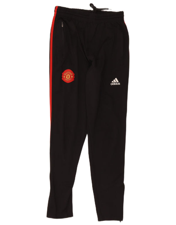 Pantaloni della tuta Adidas da donna Manchester United UK 12 medi neri