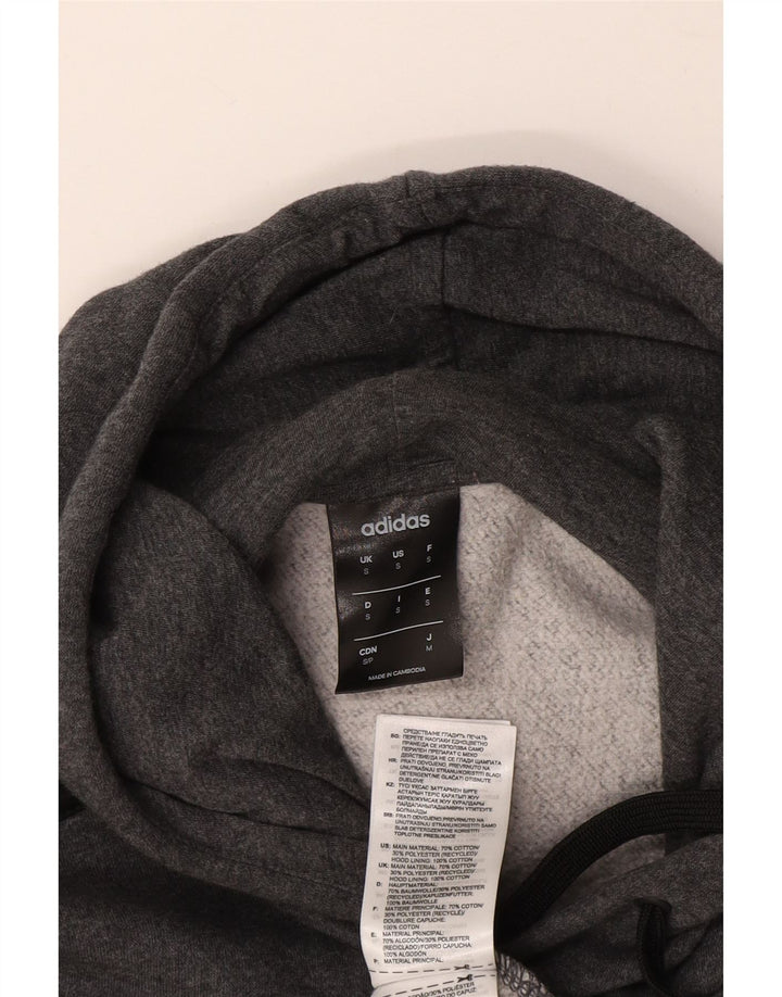 Tuta intera ADIDAS da uomo con grafica piccola in cotone grigio