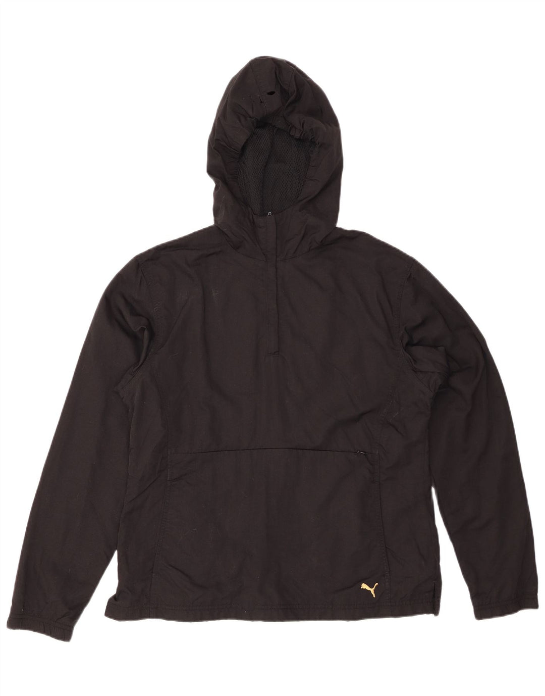 Giacca anorak con cappuccio da donna PUMA UK 14 Large nylon nero