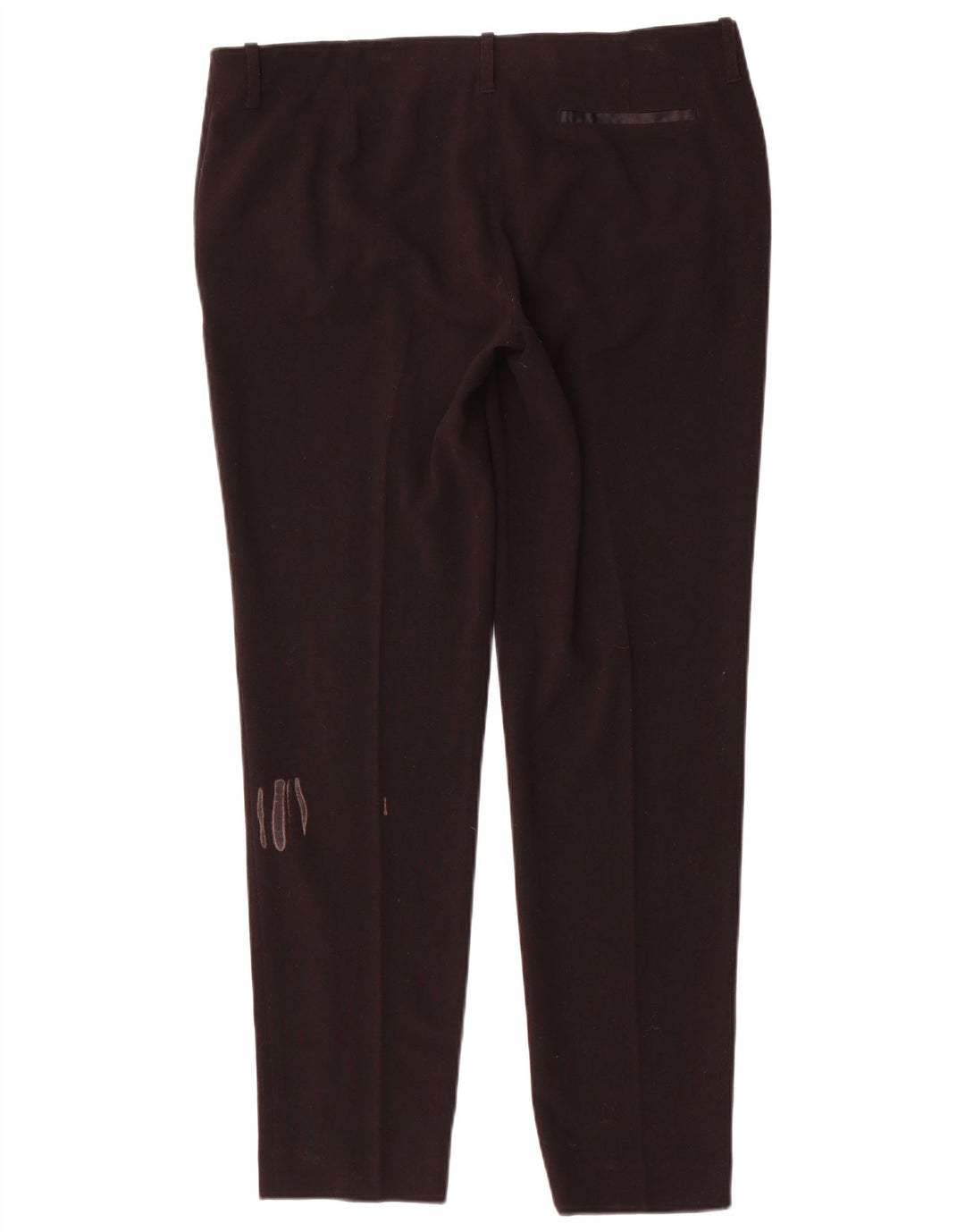Pantaloni chino slim da donna Armani IT 48 XL W34 L31 Poliestere nero