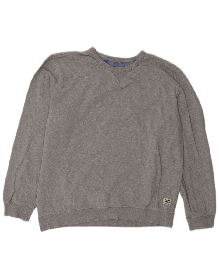 Felpa Wrangler da uomo vestibilità regolare maglione XL cotone grigio