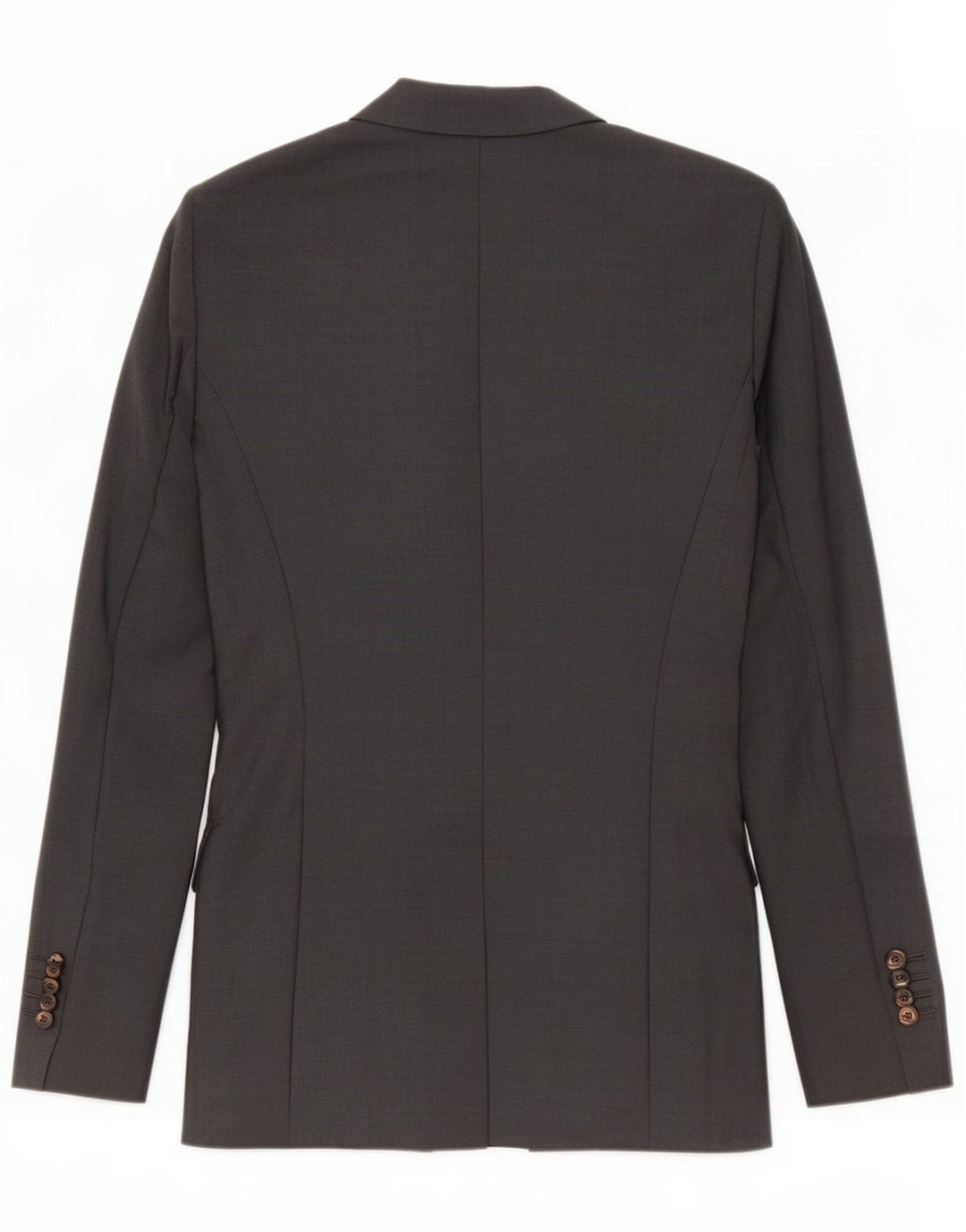 Massimo Dutti Giacca blazer a 2 bottoni da donna EU 38 Small Grey Wool